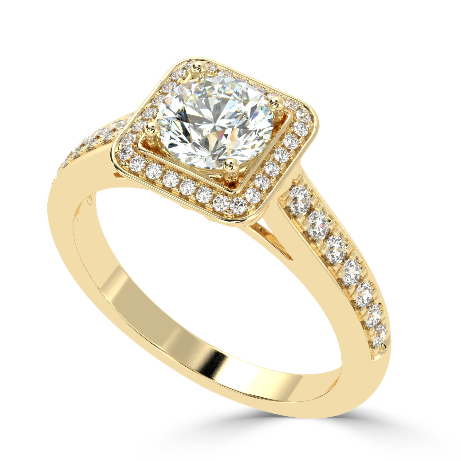 Buy Classic Natural Diamond Ring in Gold |  SolitaireKart